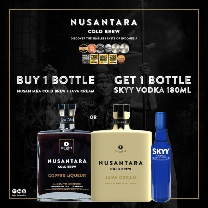 Nusantara Cold Brew (NCB/JAVA) Buy 1 Bottle Get 1 Skyy Vodka 180ml