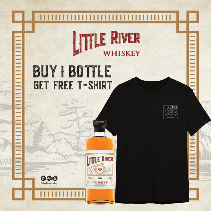 Little River Whiskey Buy 1 Get 1 Exclusive Tshirt