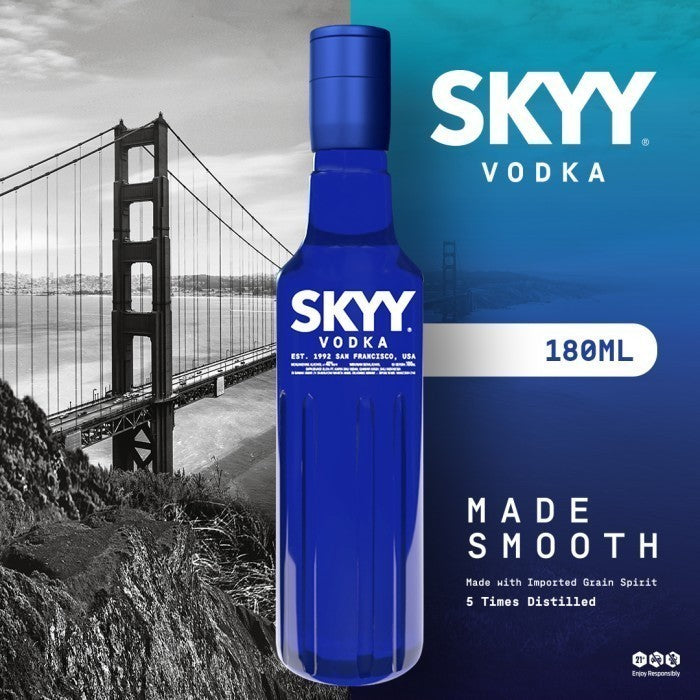 East Indies Gin Buy 1 Bottle & 1 Bottle Skyy Vodka 180ml