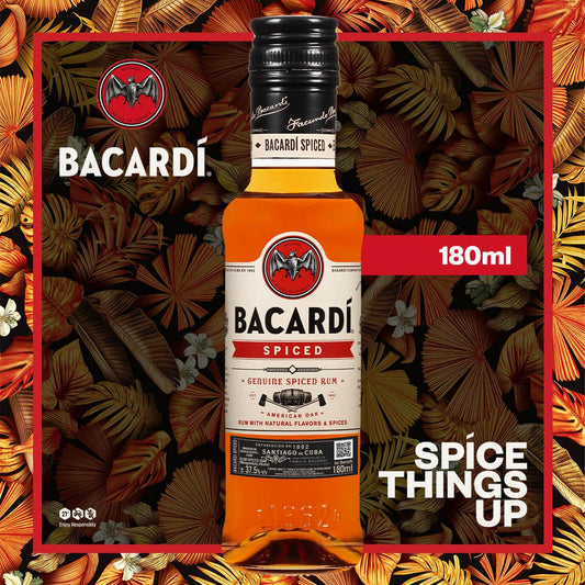 Bacardi Spiced Rum 180ml Mini Bottle