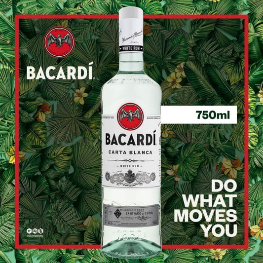 Bacardi Carta Blanca 750ml