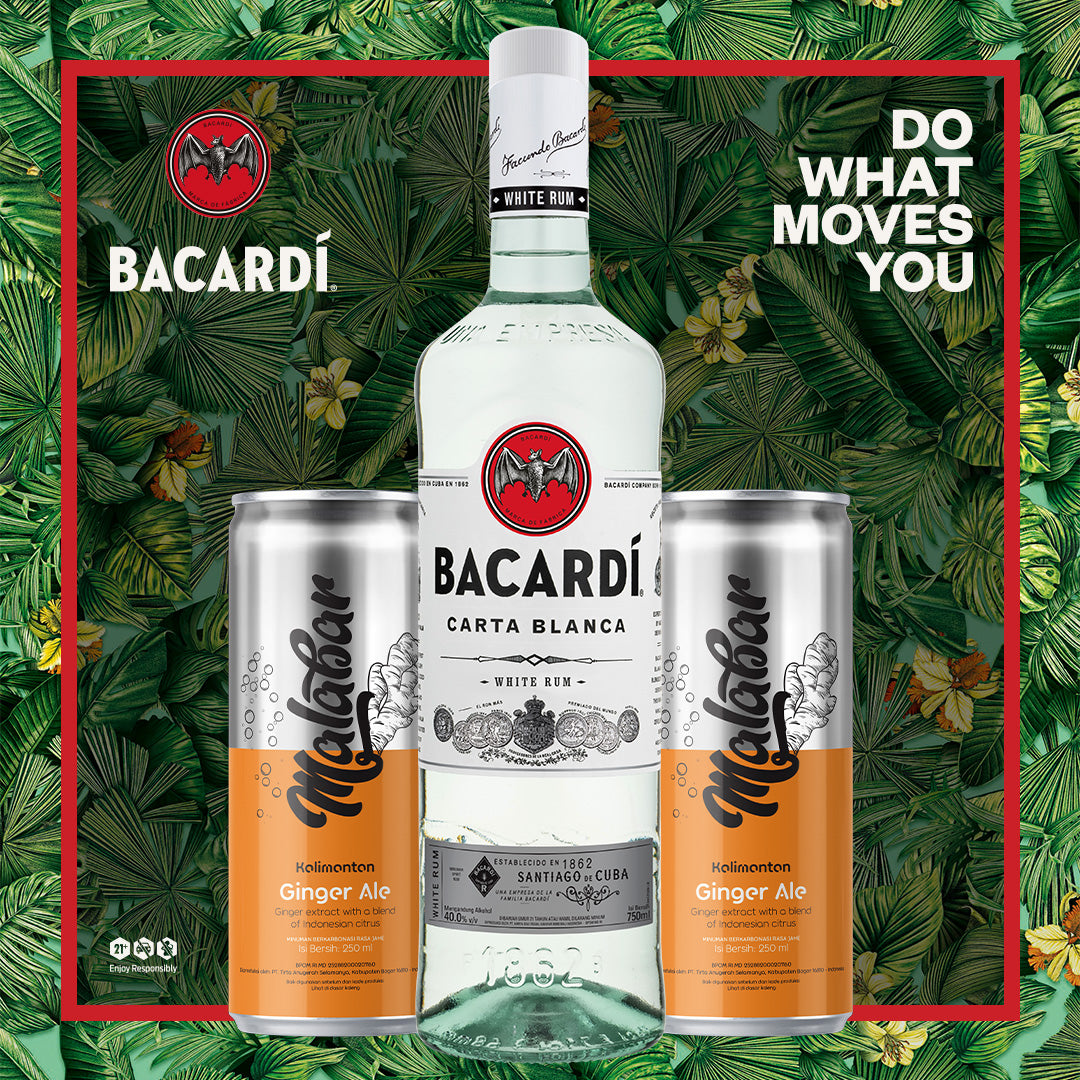 Bacardi Carta Blanca Buy 1 Bottle Get 2 Malabar Mixers