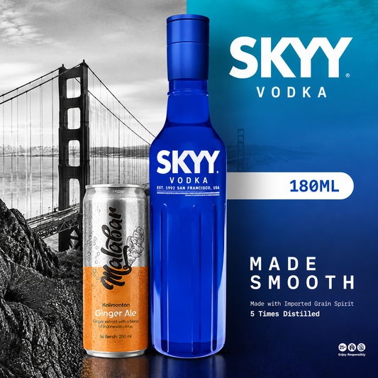 Skyy Vodka 180 ml Buy 1 Bottle Free 1 Malabar