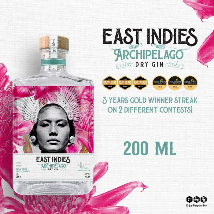 East Indies Archipelgo Dry Gin 200ml