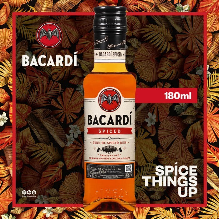 East Indies Gin Buy 1 Bottle & 1 Bottle Bacardi Spice Rum 180ml